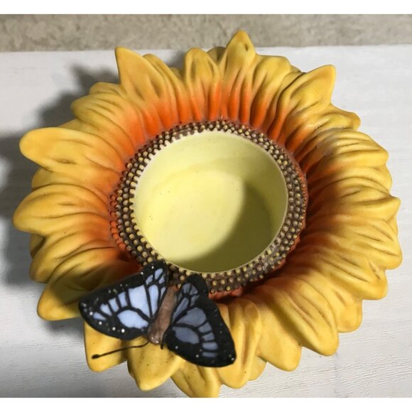 Partylite Sunflower Buddies Votive Candle Holders Butterfly & Ladybug Accents - Picture 4 of 14